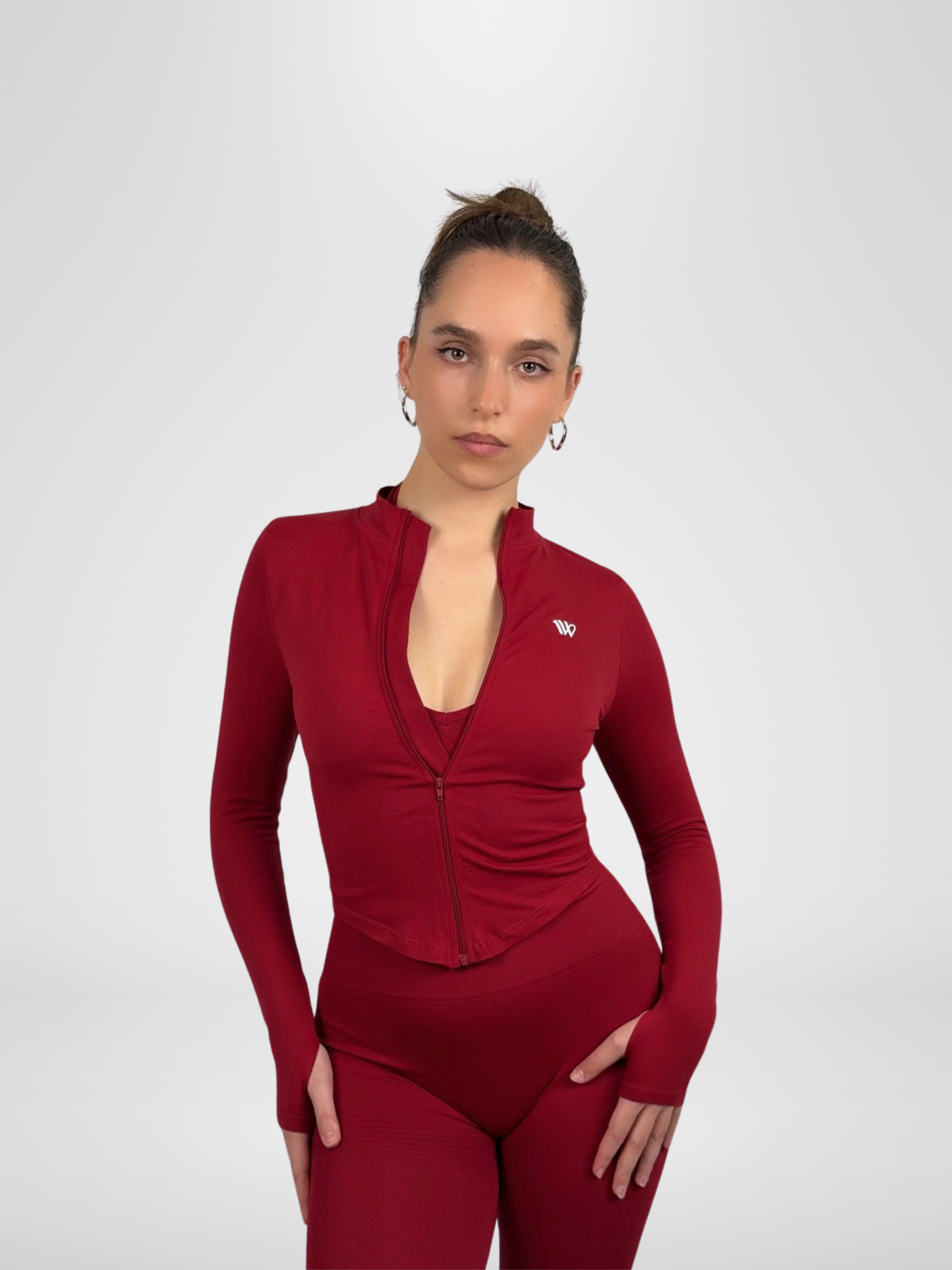 Scrunch Seamless Jacket - Spice
