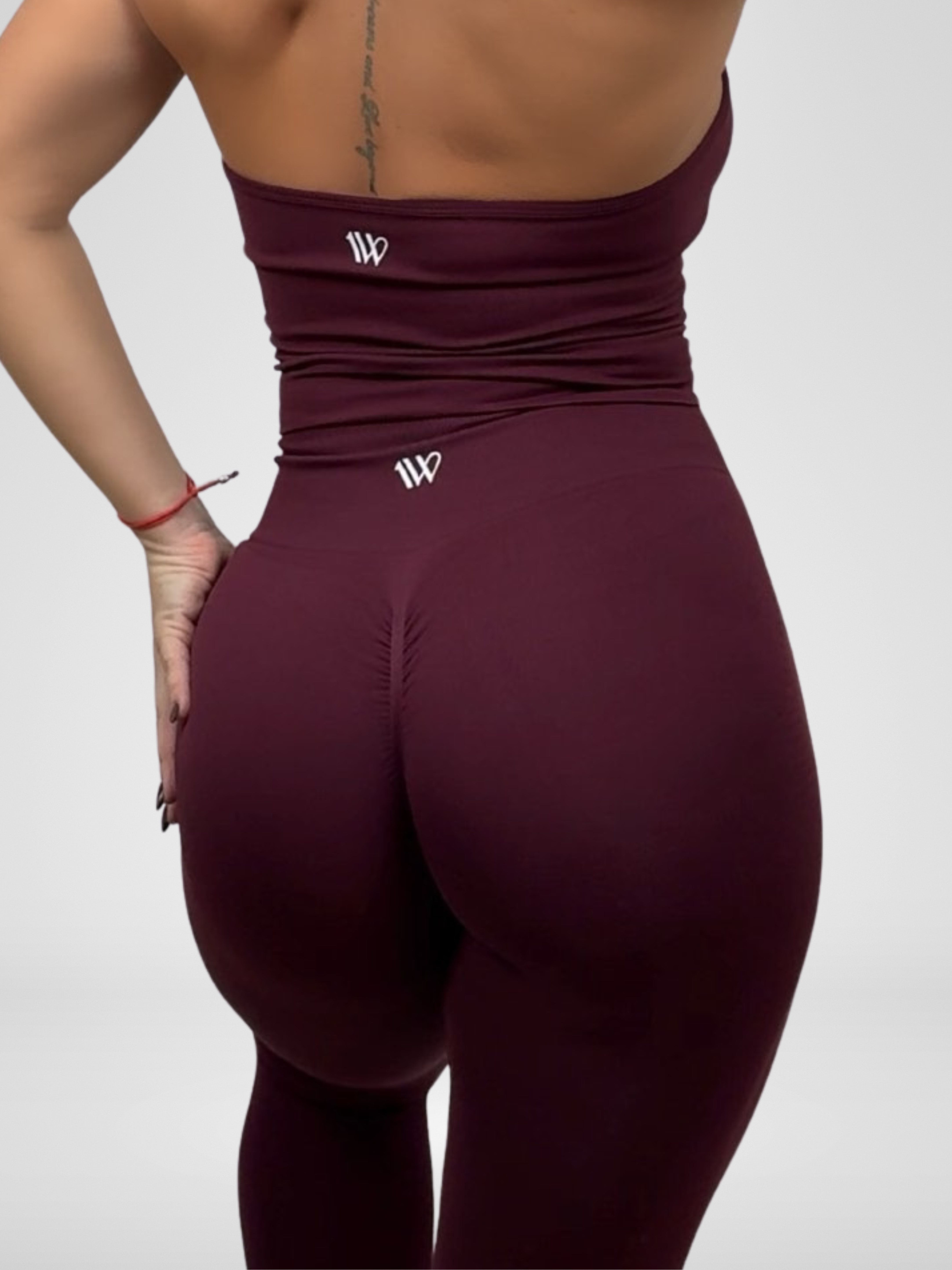 Sculpt Seamless Scrunch Legging - Noir Plum