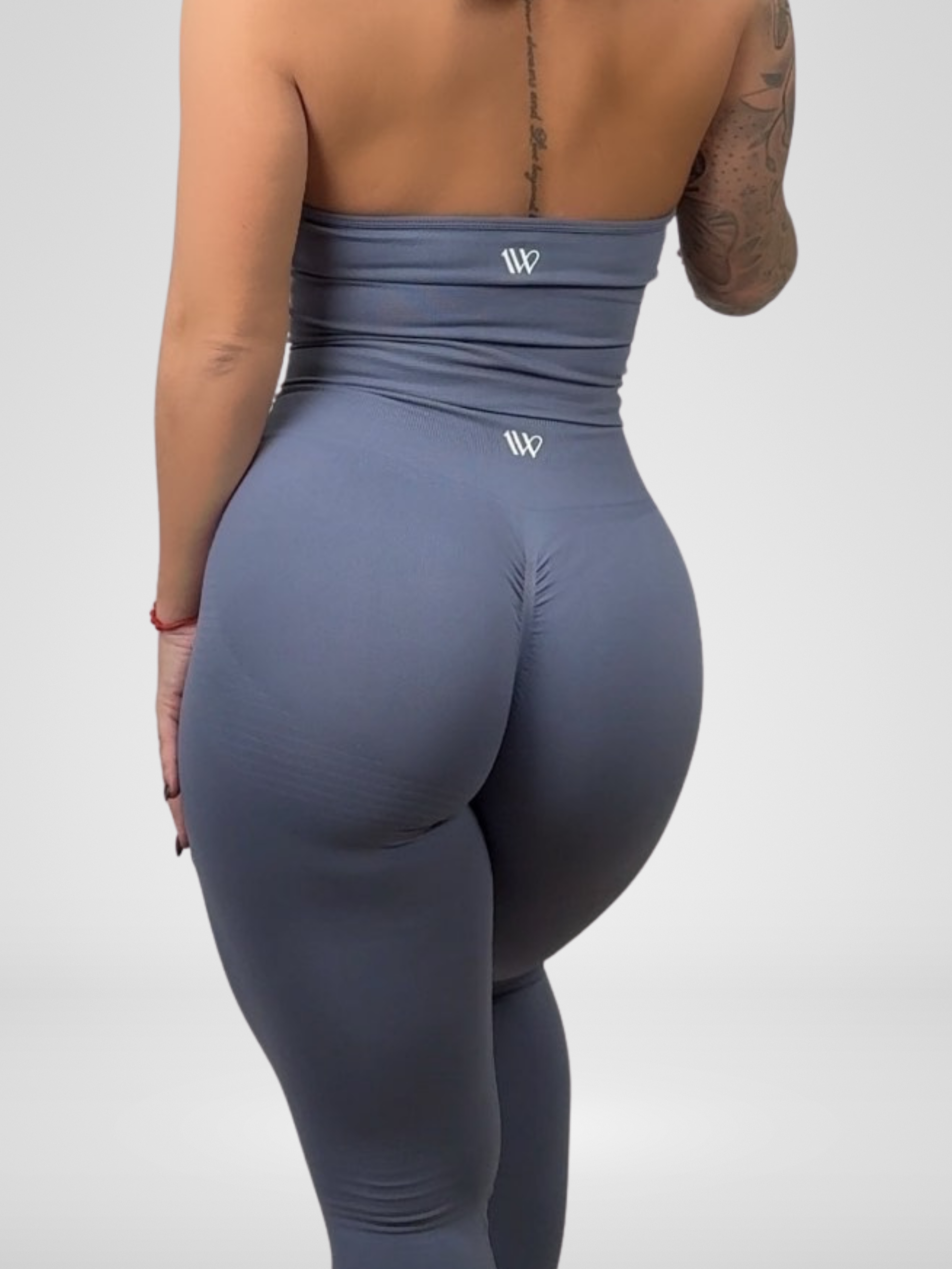 Sculpt Seamless Scrunch Legging - Steel