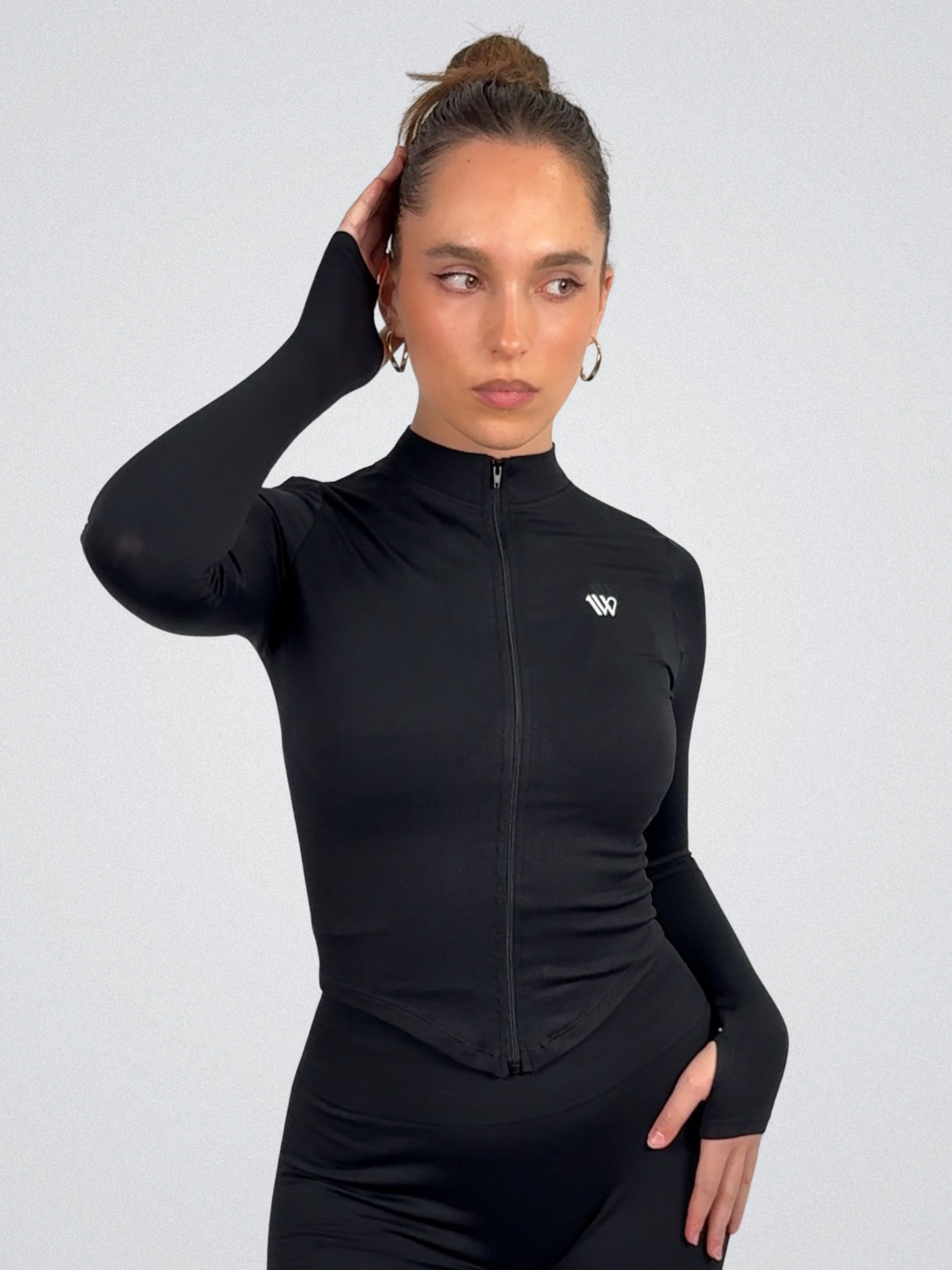 Scrunch Seamless Jacket - Onyx