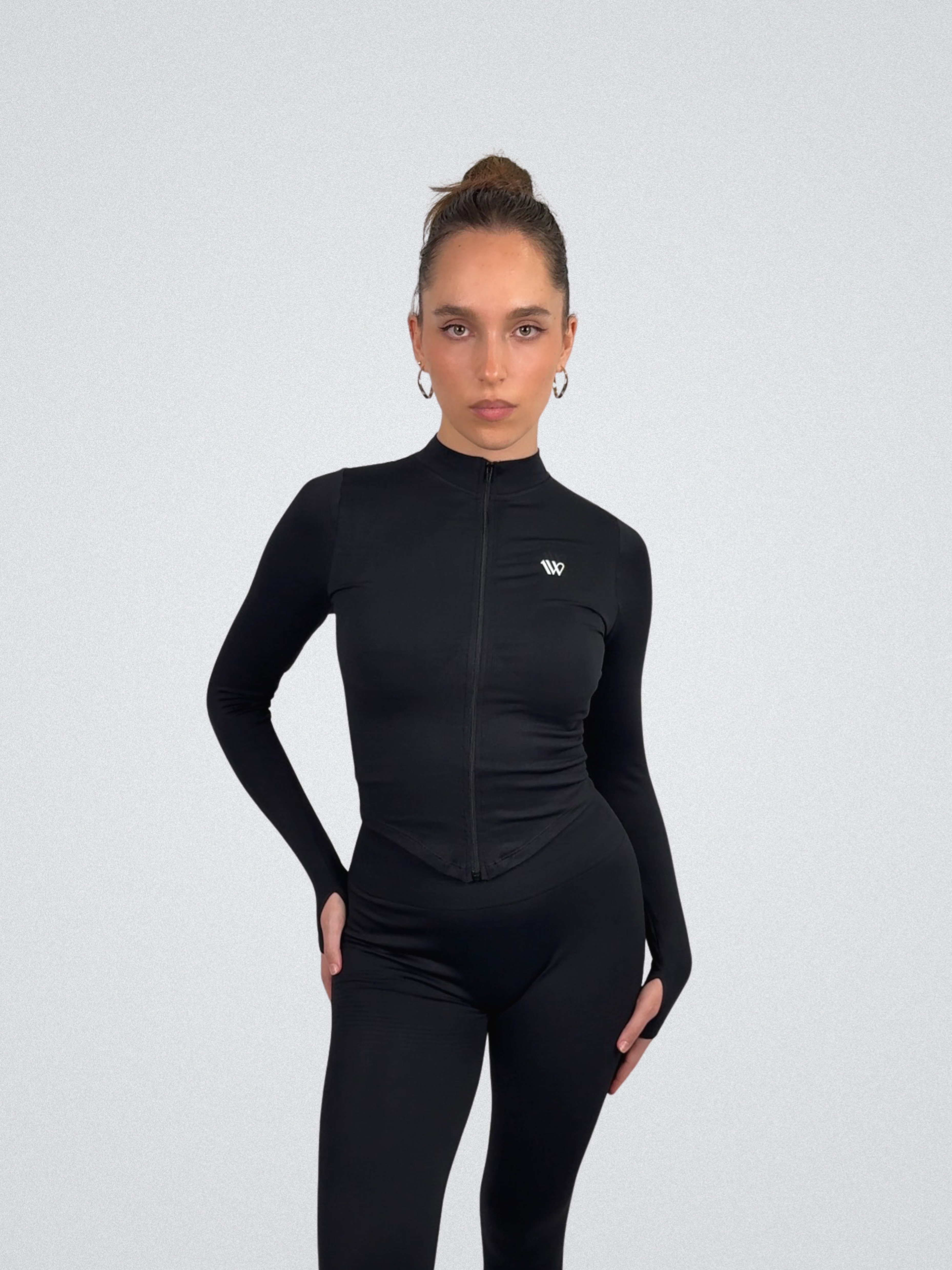 Scrunch Seamless Jacket - Onyx