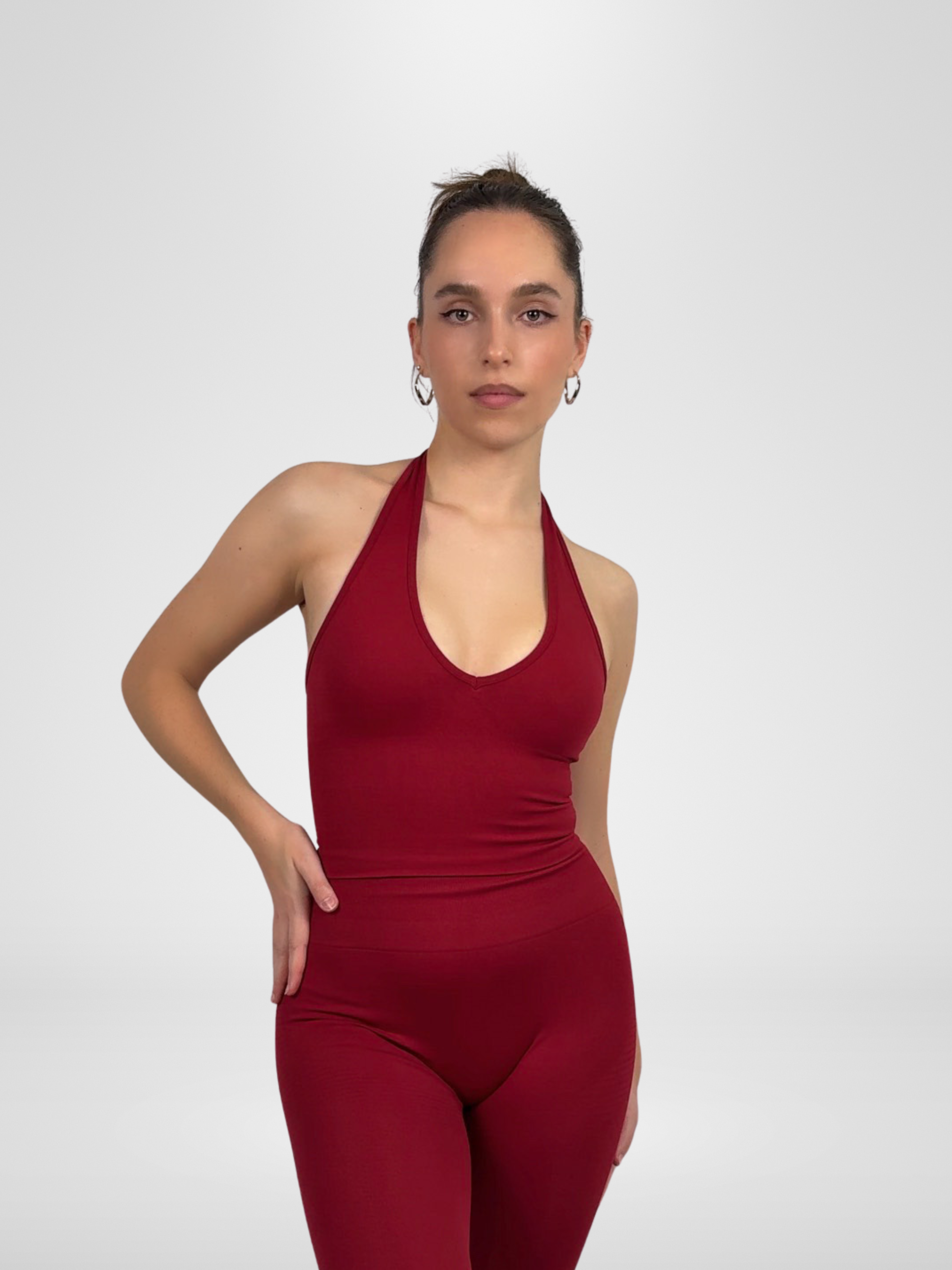 Sculpt Seamless Halter Top - Spice