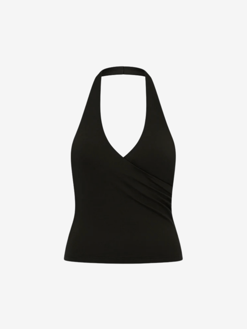 NubeLuxe Halter Wrap Top