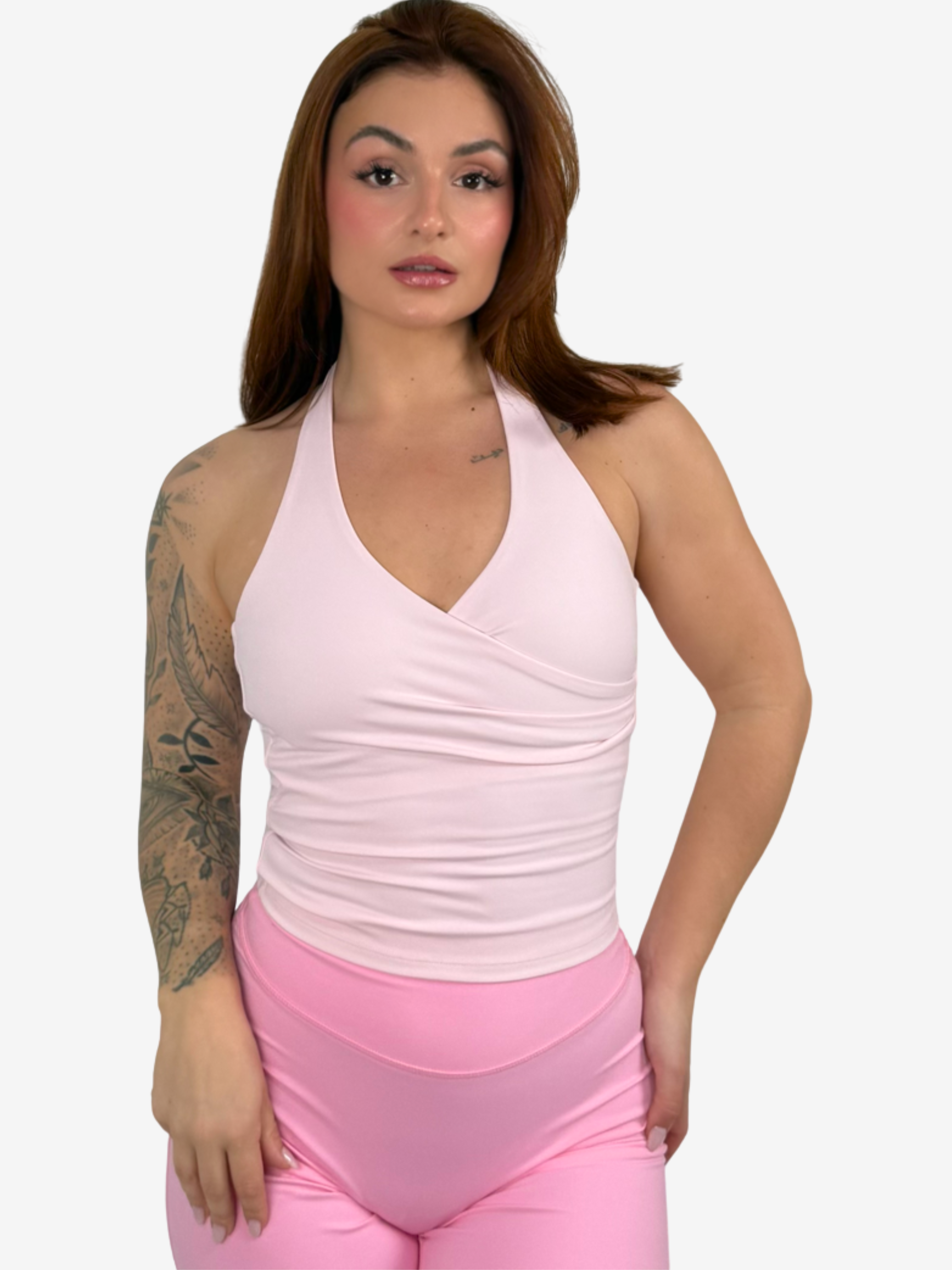 NubeLuxe Halter Wrap Top