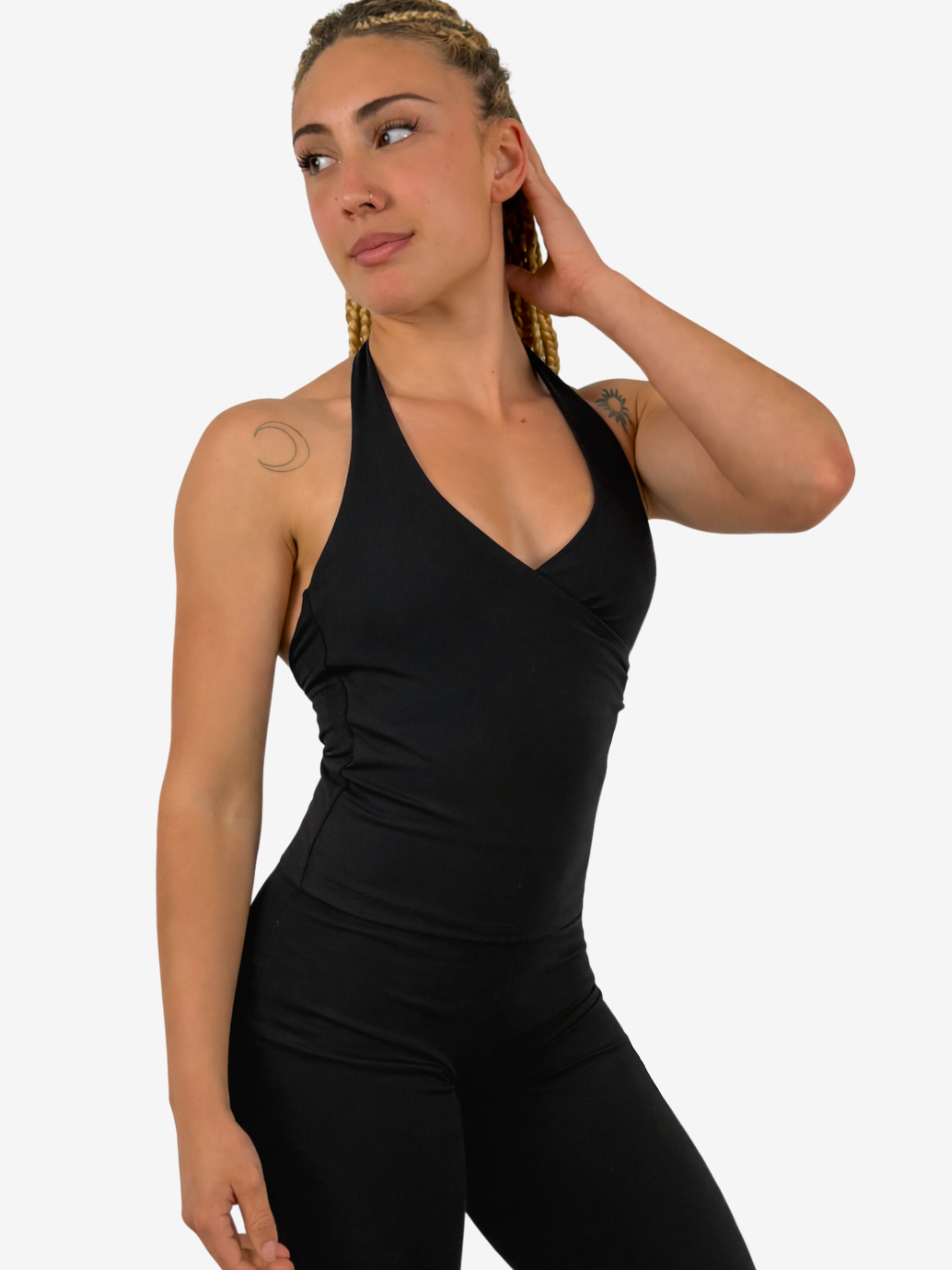 NubeLuxe Halter Wrap Top