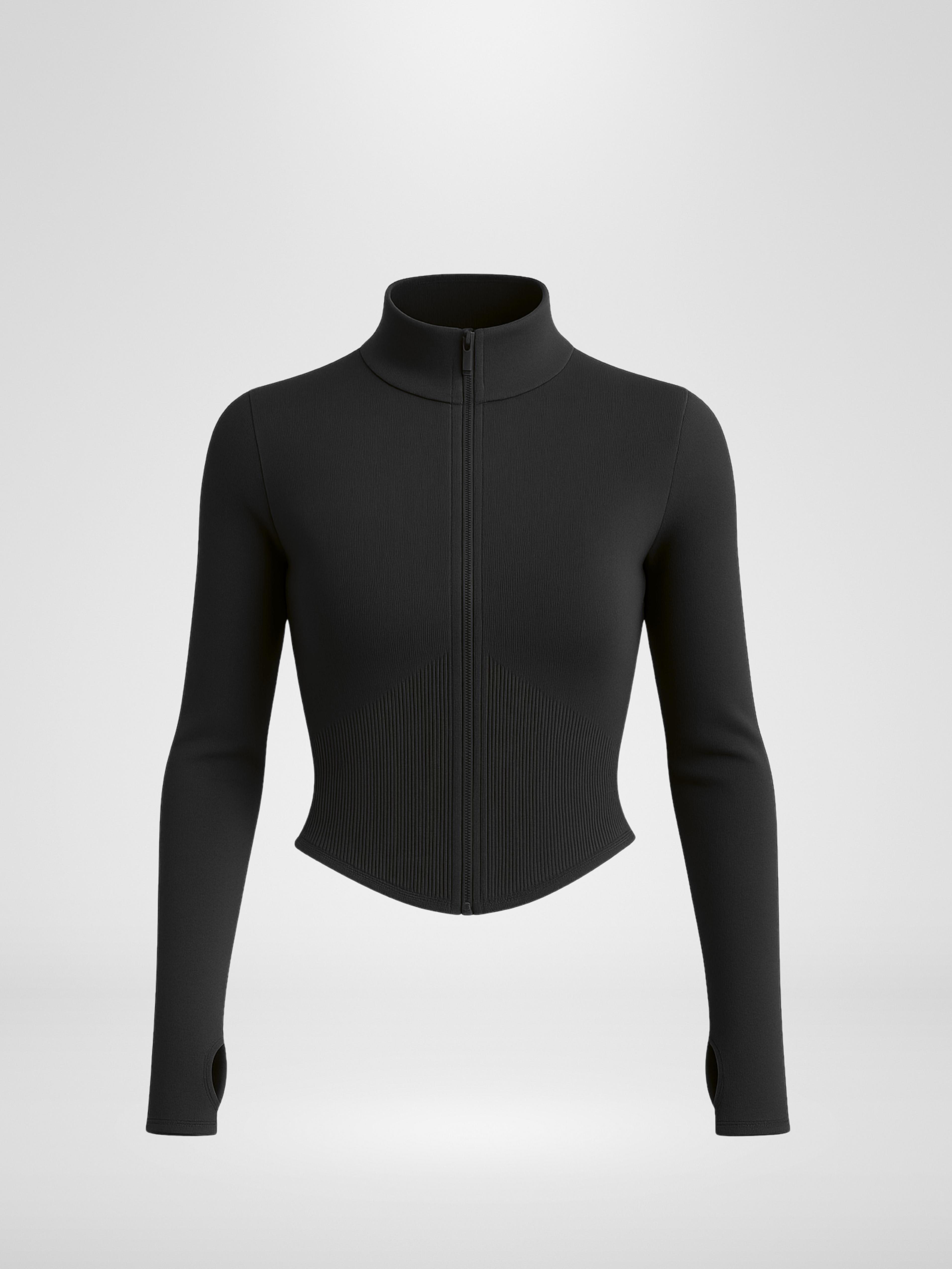 Scrunch Seamless Jacket - Onyx