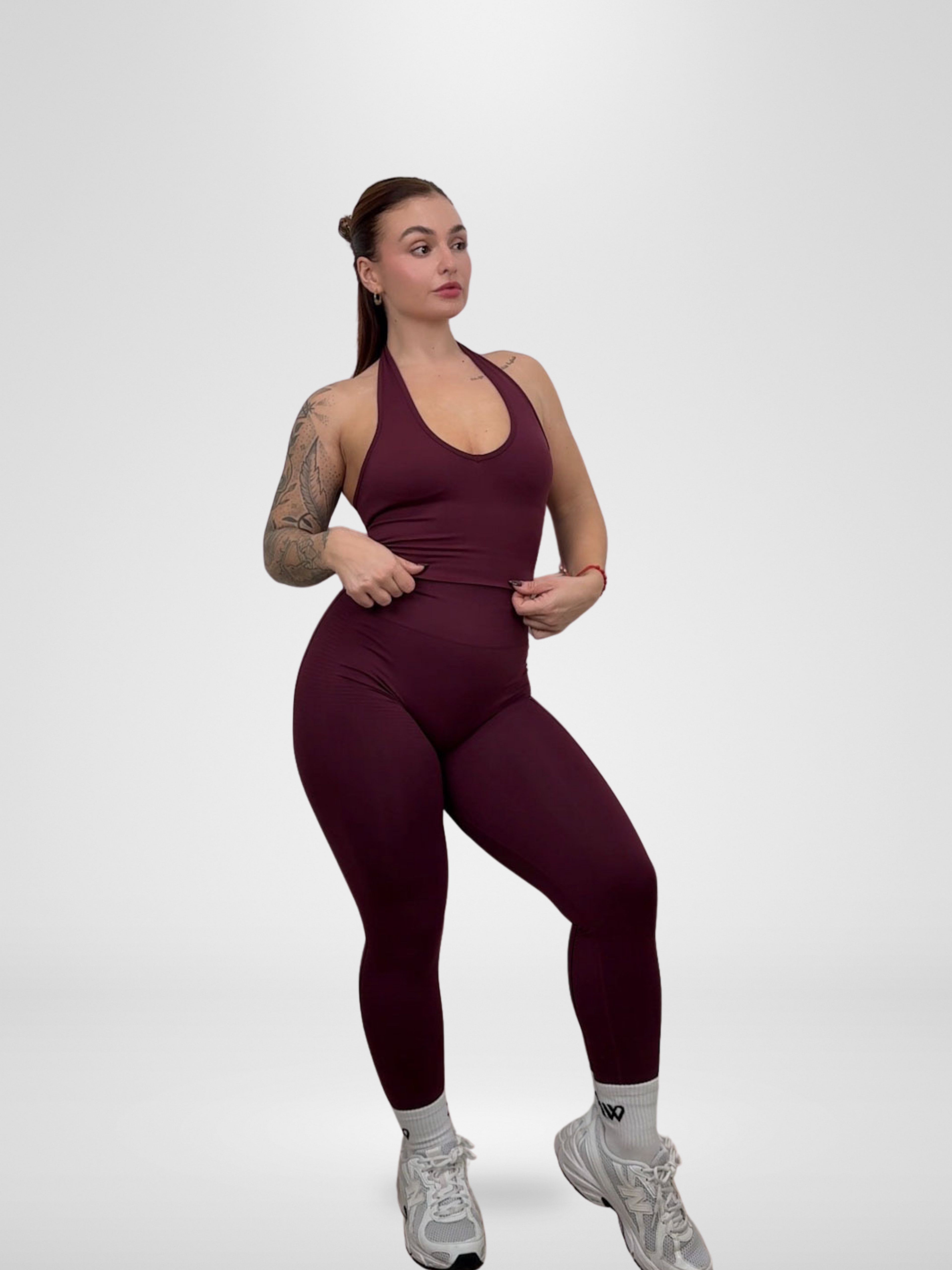 Sculpt Seamless Scrunch Legging - Noir Plum